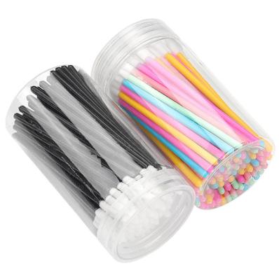 China Lint Free Wholesale Hot Selling Disposable Solid Lip Brush Lip Gloss Sweep Lipstick Eyelash Beauty Salon for sale