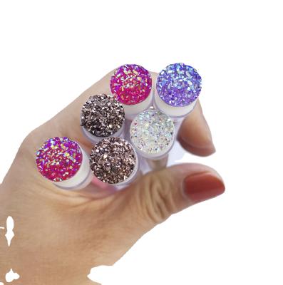 China Wholesale Quality Reusable OEM Diamond Gem Resin Tube Mascara Stone Magic Wands Glitter Brush Private Label for sale