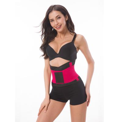 China Durable Adjustable Colored Sweated Belt Neoprene Waist Trainer Belt Waist Support For Work Out Weight Loss for sale