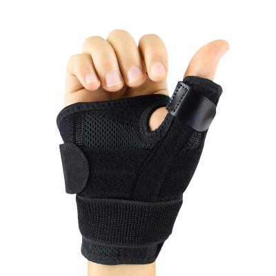 China New Customized Easy Wear Adjustable Comfort Wrist Brace Thumb Splint Support for sale