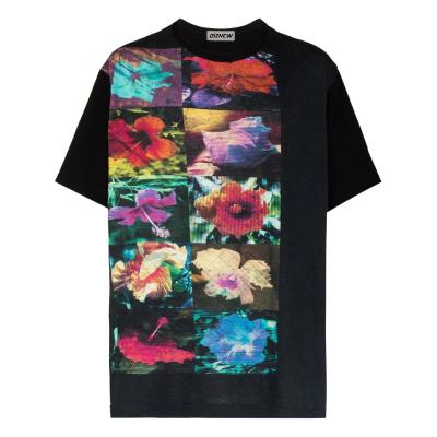 China Digital Printing Flower Brand Top T-shirt Summer Casual Men's T-shirts Xiaoxin Poplin Soft Cotton Viable Black Men's T-shirt for sale