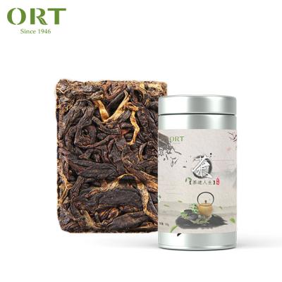 China Yunnan Black Tea Gold Brick 5G Gift Box Small Gift Tea Bags Packaging Black Tea for sale