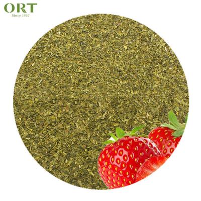 China Loose Tea Factory Strawberry Green Tea Slices Loose Tea Packaging Customization for sale