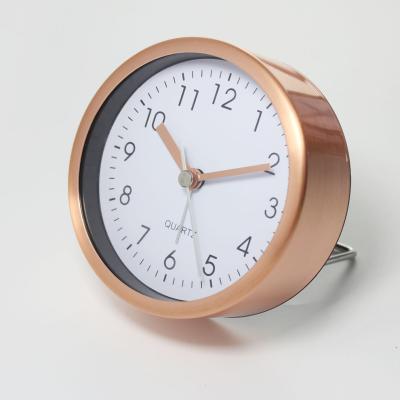 China LUMINOVA 10cm Metal Alarm Clock Simple Design Karlsson Style for sale