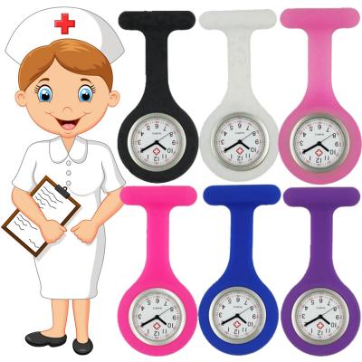 China NO Classic FOB Gifts Hospital Medical Worker Pocket Watches Doctor Nurse Silicone Rubber Unisex Men Women 10pcs/lot Watches for sale