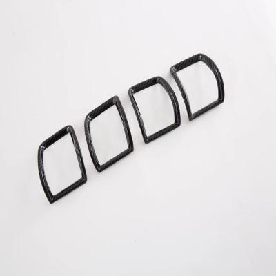 China Decorative Car Styling Carbon Side Front Air Vent Outlet Cover Trim For 2022 WORLD MINI MAN for sale