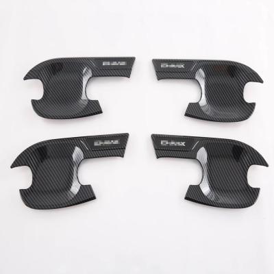 China Car Accessories Decorative High Quality Car Side Door Handle Bowl Panel Cover Insert Handle Trims For ISUZU D-MAX 2021 for sale