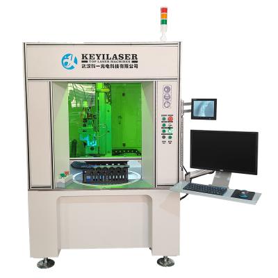 China KEYILASER Automatische CNC-Faserlaserstrahlschweißmaschine für Metall-Aluminium aus Edelstahl mit geschlossenem Rotor zu verkaufen