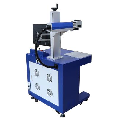 China Small Fiber Laser Marking Machine / Watches Camera Buckles Laser Marking Device for sale