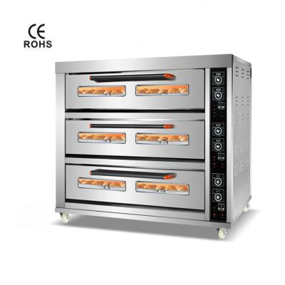 China Large Capacity Dessert Commercial Toaster Bread Pizza Roasting Baking Baking Ovens for sale