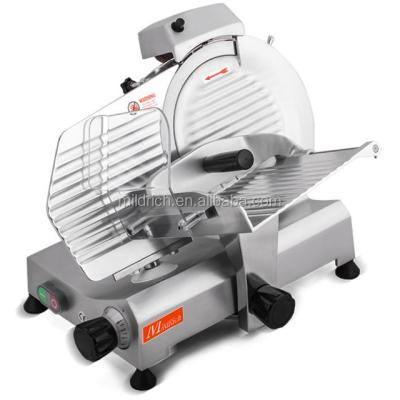 China Restaurant Commercial Vegetable Sausage Slicing Machine 8 Inch 220mm Semi-automatic Frozen Meat Slicer for sale