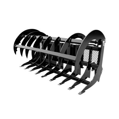 China Small Wooden Trusses Log Grabber Grapple Skid Steer Attachment for sale