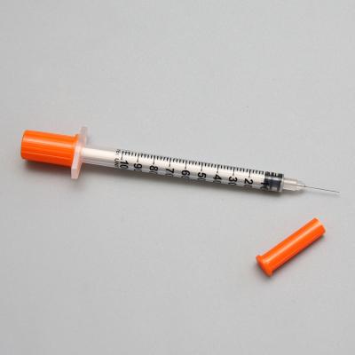 China Best Clinic Insulin Syringe Fixed Needle With Sealing Performance for sale