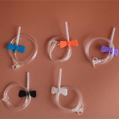 China Transparent Clinic Tube Scalp Vein Set Netting With No Bubbles Remain for sale