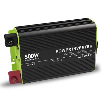 China Kosun 24V Pure DC AC Sine Wave Converter Inverter 12 Volt To 110V 220V 12V 220V 50HZ 60HZ 500 Watt OEM 1000 W USB Shell 210X150X70MM for sale