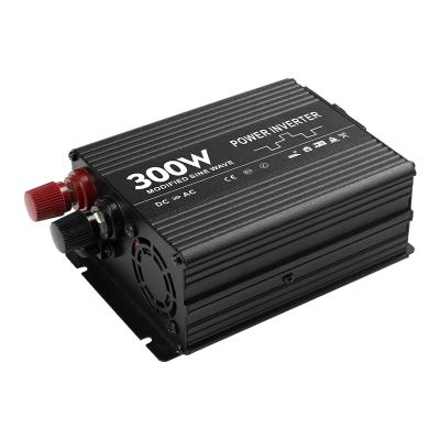 China Battery low voltage alarm& arrested & 12V 24V Auto Recovery Auto Switch Modified Sine Wave Power Inverter 300W 500W 600W 1000W Car Inverter for sale