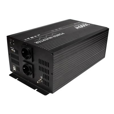 China TV/refrigerator/washing-machine/air-conditioner/microwave over high quality power inverter 12v 24v 48v dc to 110v 220v 240v ac 3000w pure sine wave with OEM ODM for sale