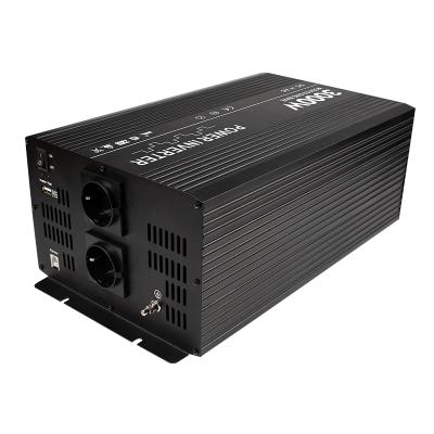 China Wild Used DC 3000W 12v/24v/48v and Home AC 110V/220V/230V Overcurrent Protection.overload Protection Modified Sine Wave Power Inverter for sale