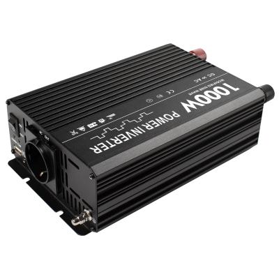 China Overcurrent Protection Protection.overload; Bat.low Voltage Alarm 1000W Modified Power Inverter Peak 2000W DC Input 12v/24v/48v AC Output With Optional Plugs for sale