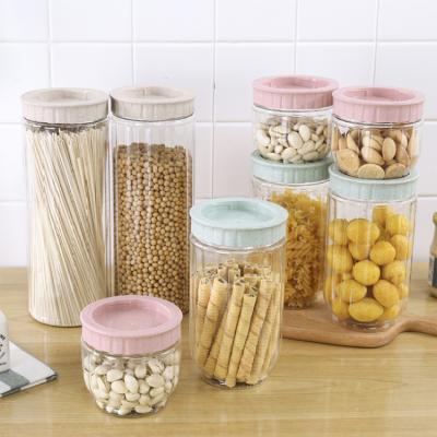 China Transparent Body Kitchen Storage Small Food Candy Stored Plastic Boxes for sale