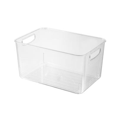 China Large PET Plastic Kitchen Fridge Food Stocked Storage Box for sale