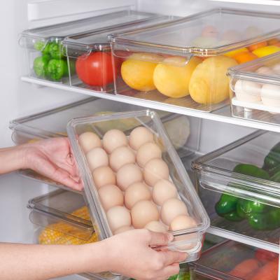 China Clear Plastic Useful Storage Containers Stocked For Eggs for sale