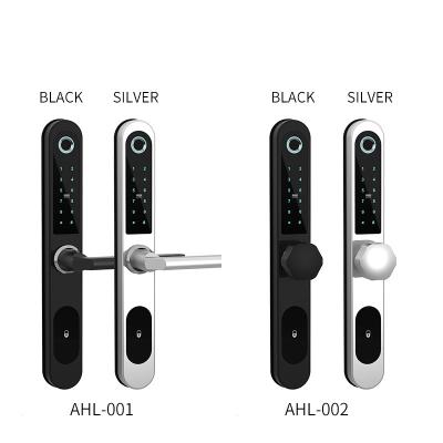 China Modern Digital Keyless Electronic Fingerprint Lock Aluminum WiFi Smart Door Lock for sale