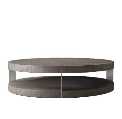 China Modern Design Verrazano British American British French Oak Round Coffee Table Living Room Furniture For Villa Apartment Luxury Project for sale