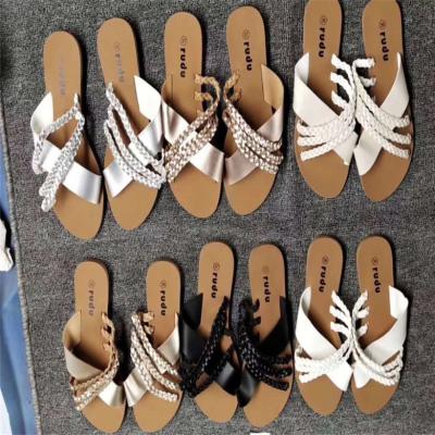 China Cheap Anti-slippery Summer Ladies Shoe Overcrowd Fashion Style 6 Color Casual Shoes Sandals for Women and Ladies for sale