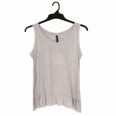 China Stockpapa Anti-Shrink Women Vest Cotton Ladies Fashion Custom Gym Bamboo Organic Tank Tops Women Sports Vest for sale