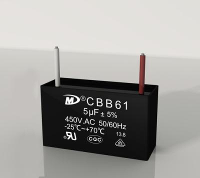 China 5uf Cbb61 ac Capacitor for Fan Motors for sale