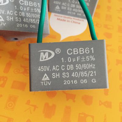 China 【New product】Cbb61 Metallized safety film explosion proof capacitor with TUV -S3 Certificate for sale