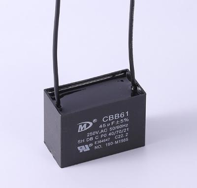 China 【New product】Cbb61 Motor Capacitor with UL VDE CQC TUV Certificate for sale