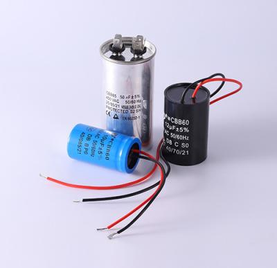 China 35uf Cbb60 Motor Run Capacitors for Water Pump aluminum shell for sale