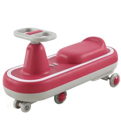 China Friction Toy Children 5 Wheel PU Wheel Colored Lightweight Children New Arrive Swing Car PP Flat Earth Plastic Material Toy for sale