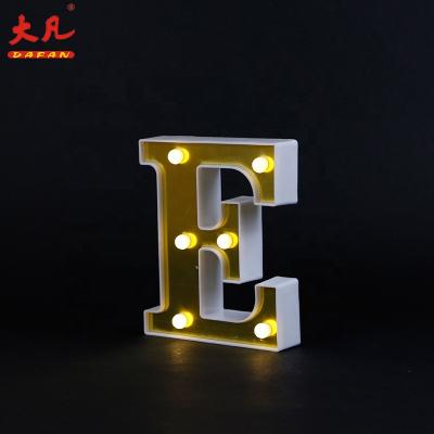 China Custom INDOOR Arabic Numeral Alphabet Marquee Lights Outdoor 3d Led Letter Sign Night Light For Decoration for sale