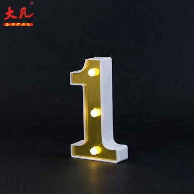 China 1 Shape Battery Letter Ring Marquee Alphabet Room Decoration INDOOR Letter Led Light for sale