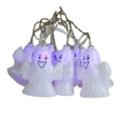 China Outdoor Ghost String Light Solar Christmas Ghost Halloween Decoration LED String Lights for sale