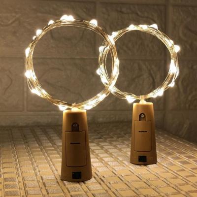 China Hot Sale LED Bottle Light Firefly Starry Led Wire Led String Lights For Garden Decor for sale