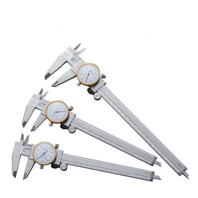 China Custom Stainless Steel Logo MM/INCH Size Dial Caliper Vernier Caliper for sale