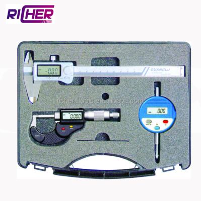 China Other Measuring Tool Kit With Digital Gauge Micrometer Dial Indicator Inside for sale