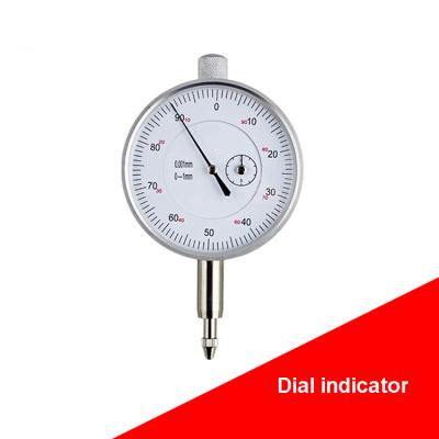 China Lab Inch / Metric Size Dial Indicator 0-10mm / 0-25mm With Hook for sale