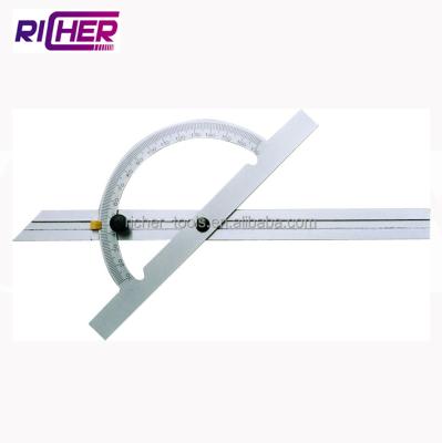 China Protractor 10-170 Degree 180 Degree Adjustable Bevel Protractor Protractor Stainless Steel for sale