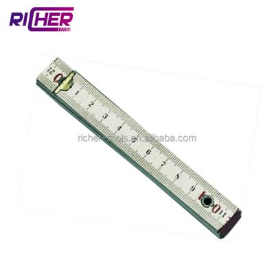 China Custom Logo Foldable 1 Meter 10 Times Wooden Folding Ruler For Measurement for sale