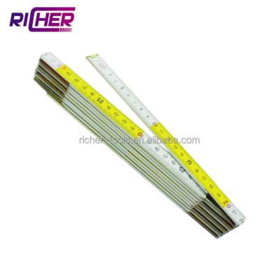 China Custom Foldable Logo And Advertising Wooden Folding Ruler for sale