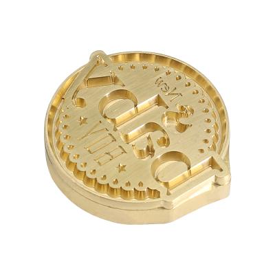 China Custom household product mold label logo hot stamping iron metal brand stamp for cake for sale