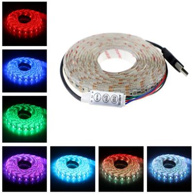 China 24 Key IR Remote Control 900LM 16.4FT 3528 12V DC Strip Light for sale