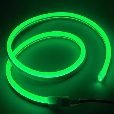 China O Natal Dimmable 7W 80LEDs/M Green 12v conduziu a luz de néon da corda à venda