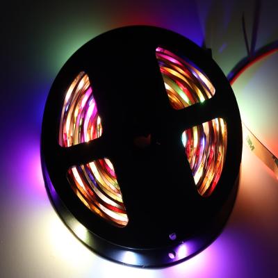 China 24W/M SMD5050 RGBWW 5m TM1812 Addressable LED Strip for sale