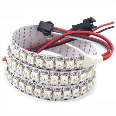 China Full Color 120pcs 5050  Addressable WS2812B Addressable LED Strip for sale